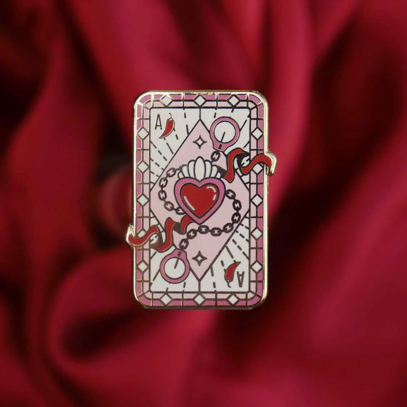 Play Your Cards Right - Enamel Pin