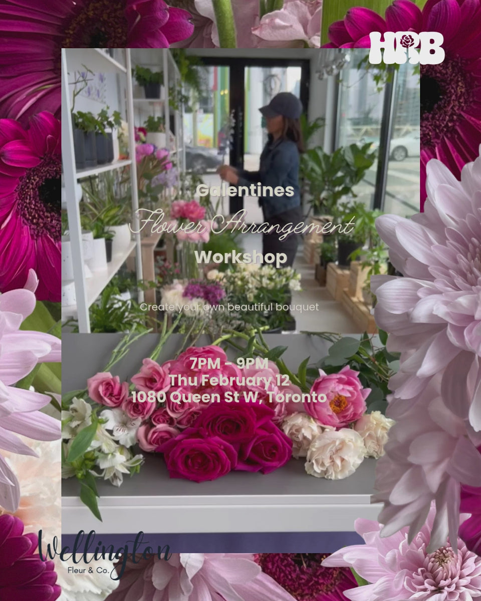 Galentines Flower Arrangement Workshop
