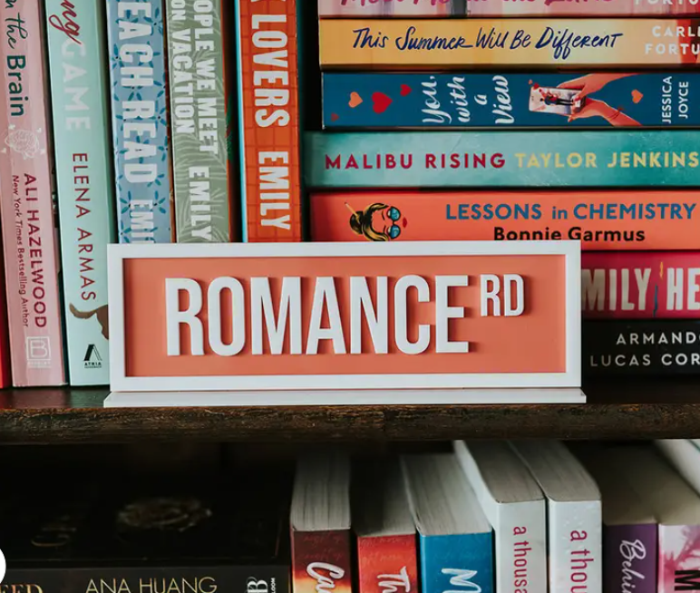 Book Nook Sign - Romance Rd