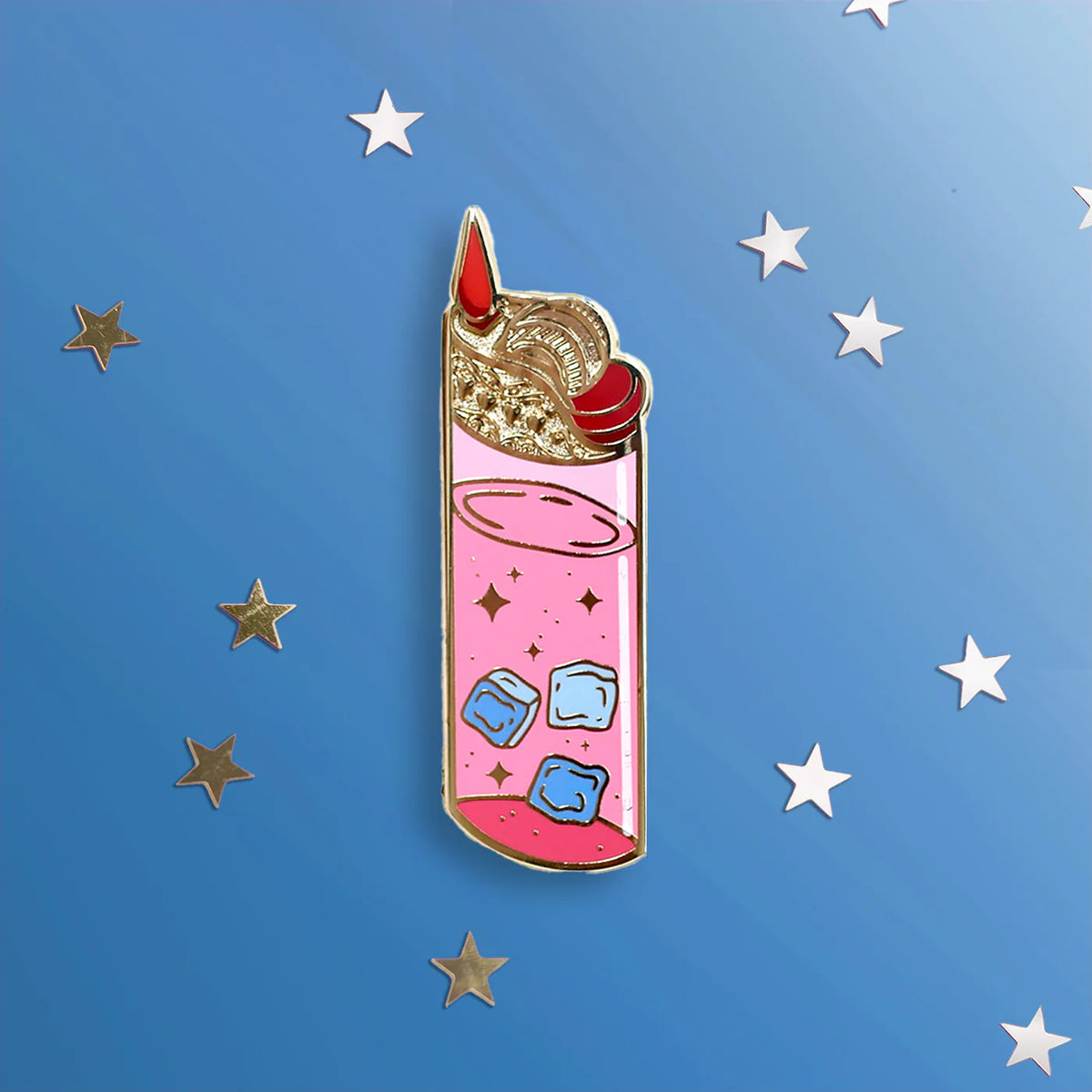 Slow Burn Romance Lighter Pin