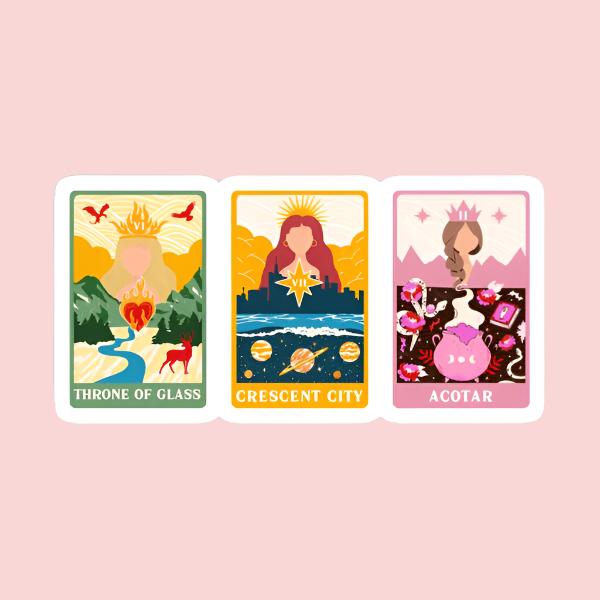 SJM Big Three Tarot Stickers