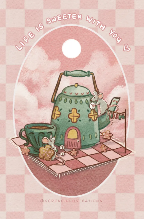 Sweeter with You Greeting Card