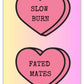 Bookmark - Romance Trope Hearts