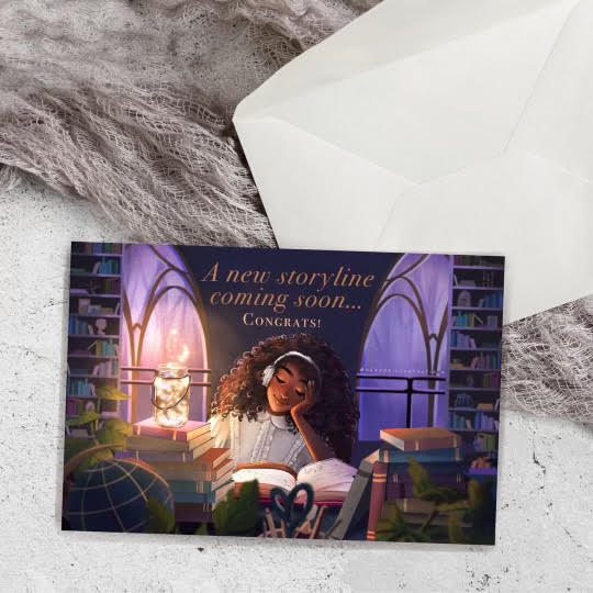 Congrats on a New Storyline Greeting Card - Hopeless Romantic